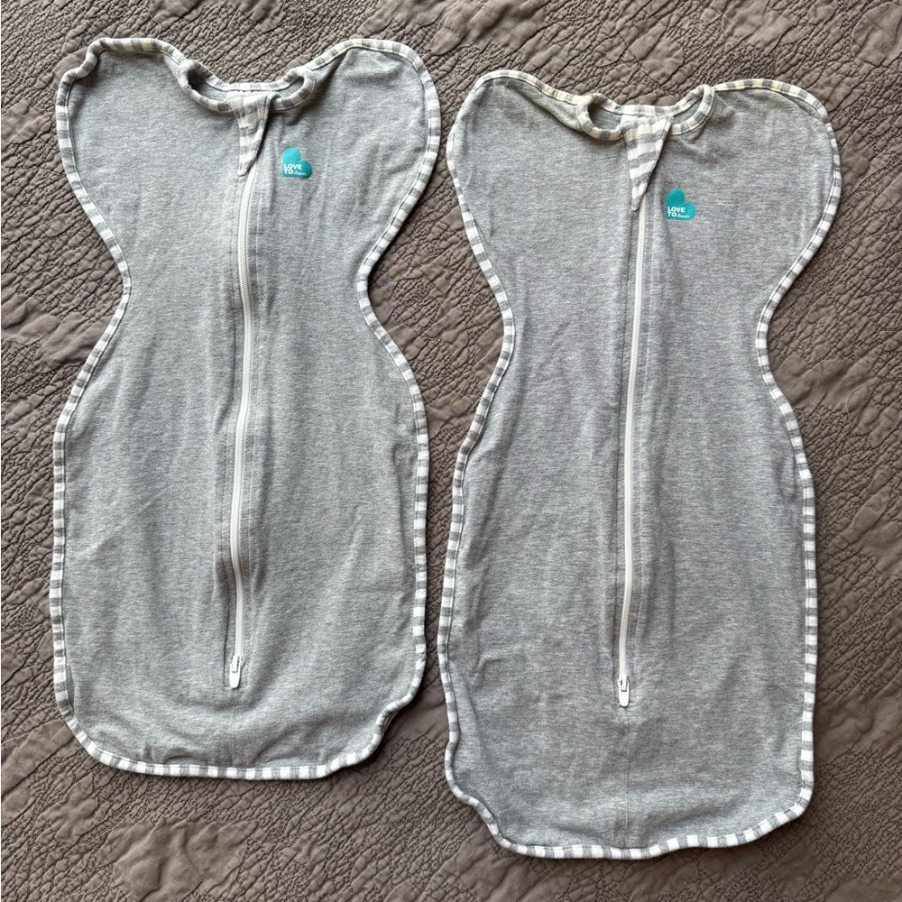 Love To Dream SwaddleUp Sleep Sacks - Neutral Matching Set of 2, Size Newborn